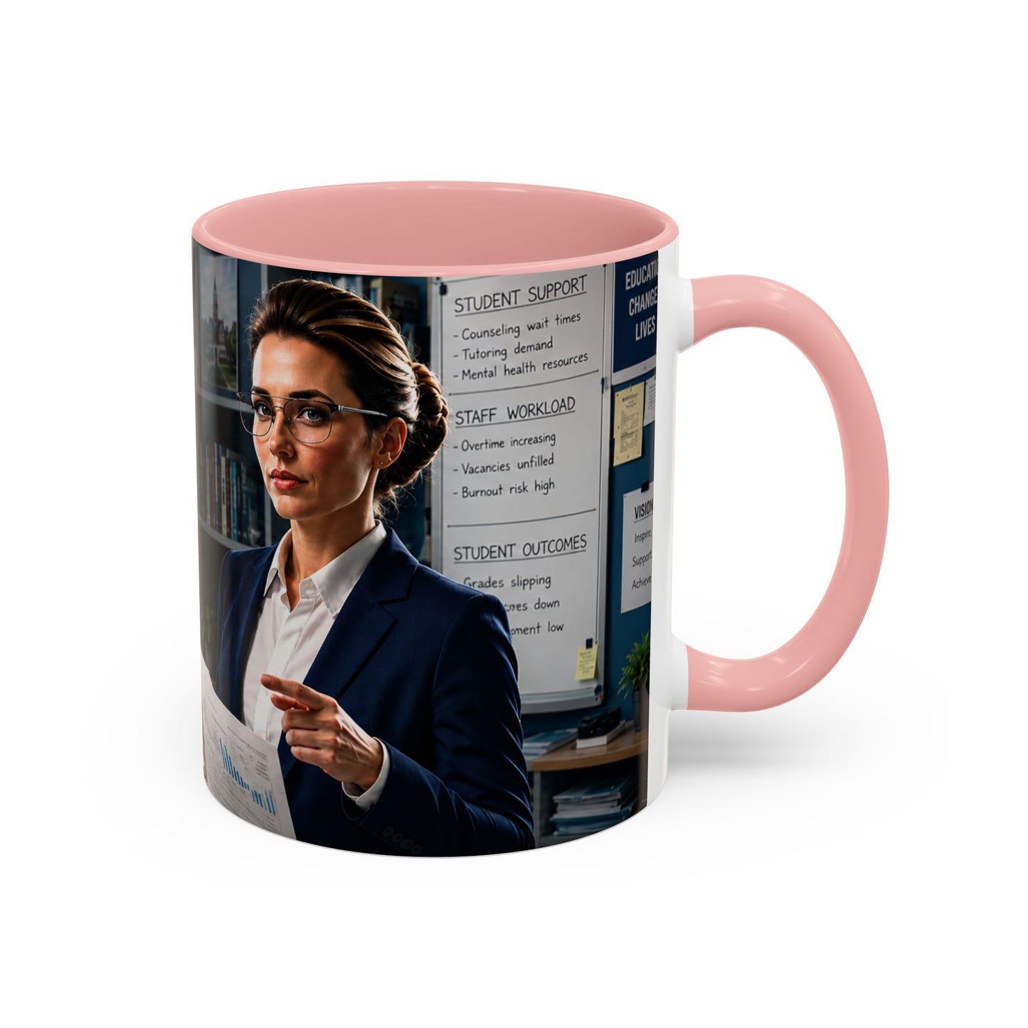 Janet Meme Mug – “The Problem with Being Competent Is Eventually We Notice How Badly Managed We Are” (USA FULFILLMENT)