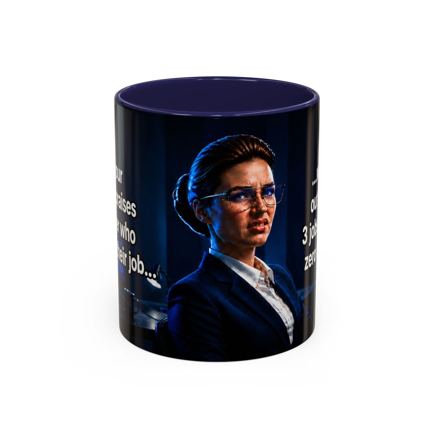 Janet Meme Mug – “Doing 3 Jobs and Getting Zero Recognition” (USA FULFILLMENT)