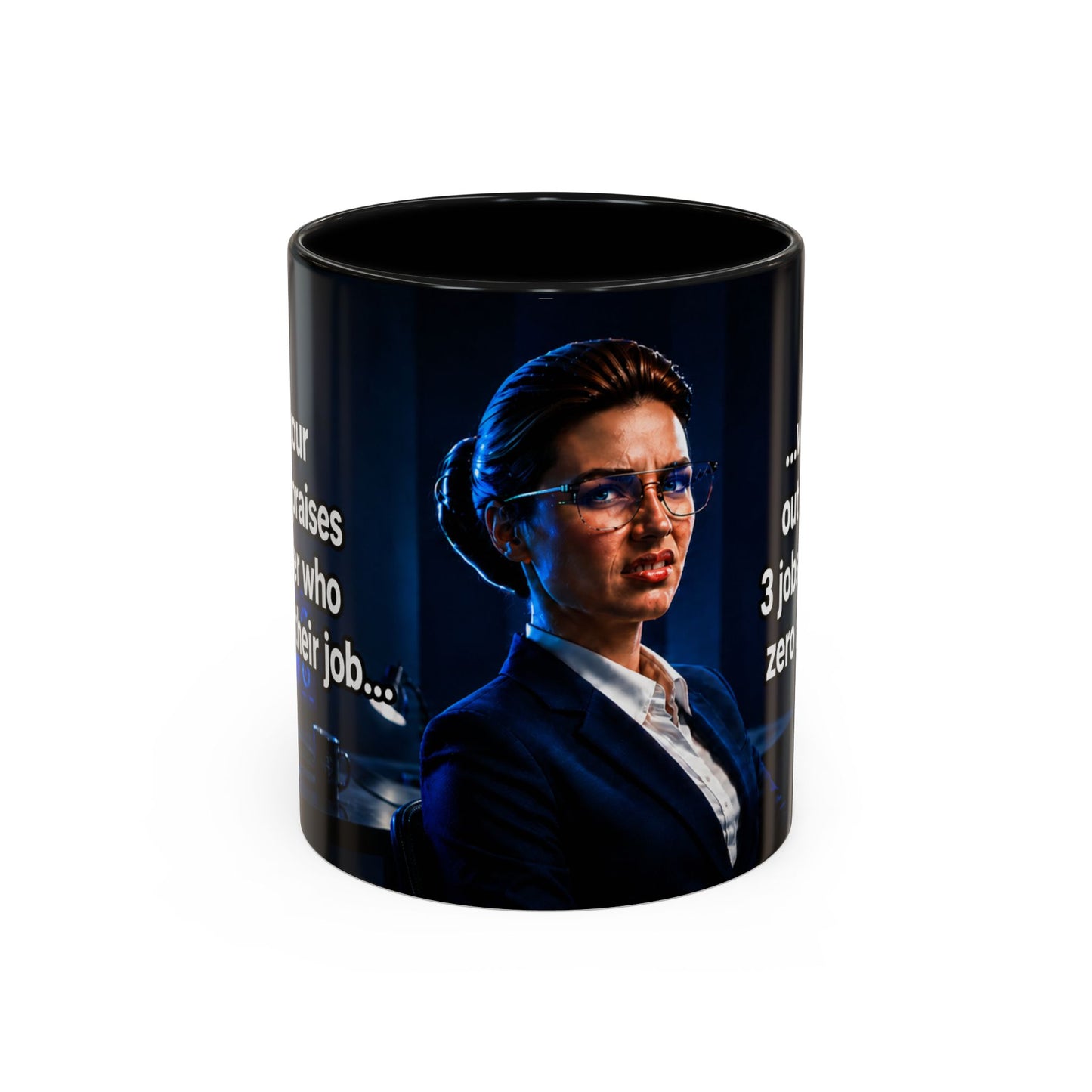 Janet Meme Mug – “Doing 3 Jobs and Getting Zero Recognition” (EUROPEAN FULFILLMENT)