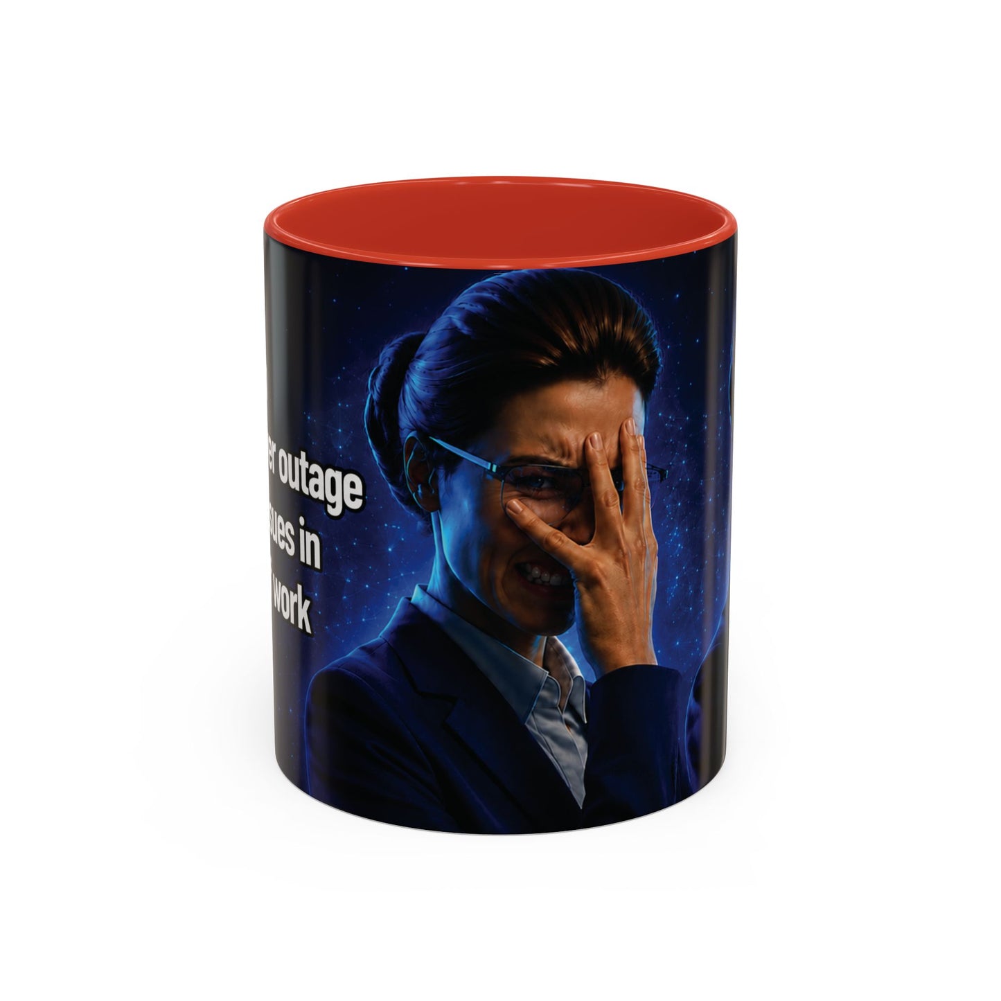 Janet Meme Mug – “Power Outage or Internet Issues” (USA FULFILLMENT)