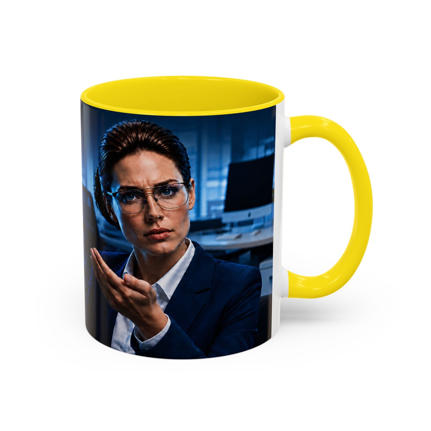 Janet Meme Mug – “Competence Often Feels Confrontational in a Poorly Managed Environment" (EUROPEAN FULFILLMENT)