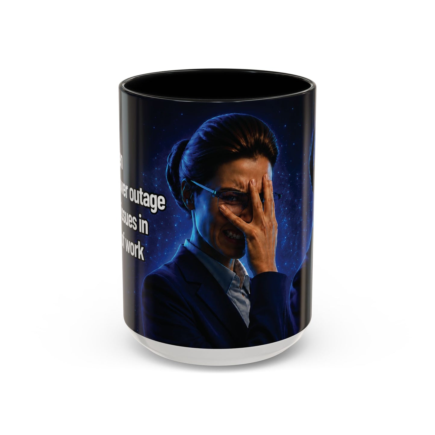 Janet Meme Mug – “Power Outage or Internet Issues” (USA FULFILLMENT)