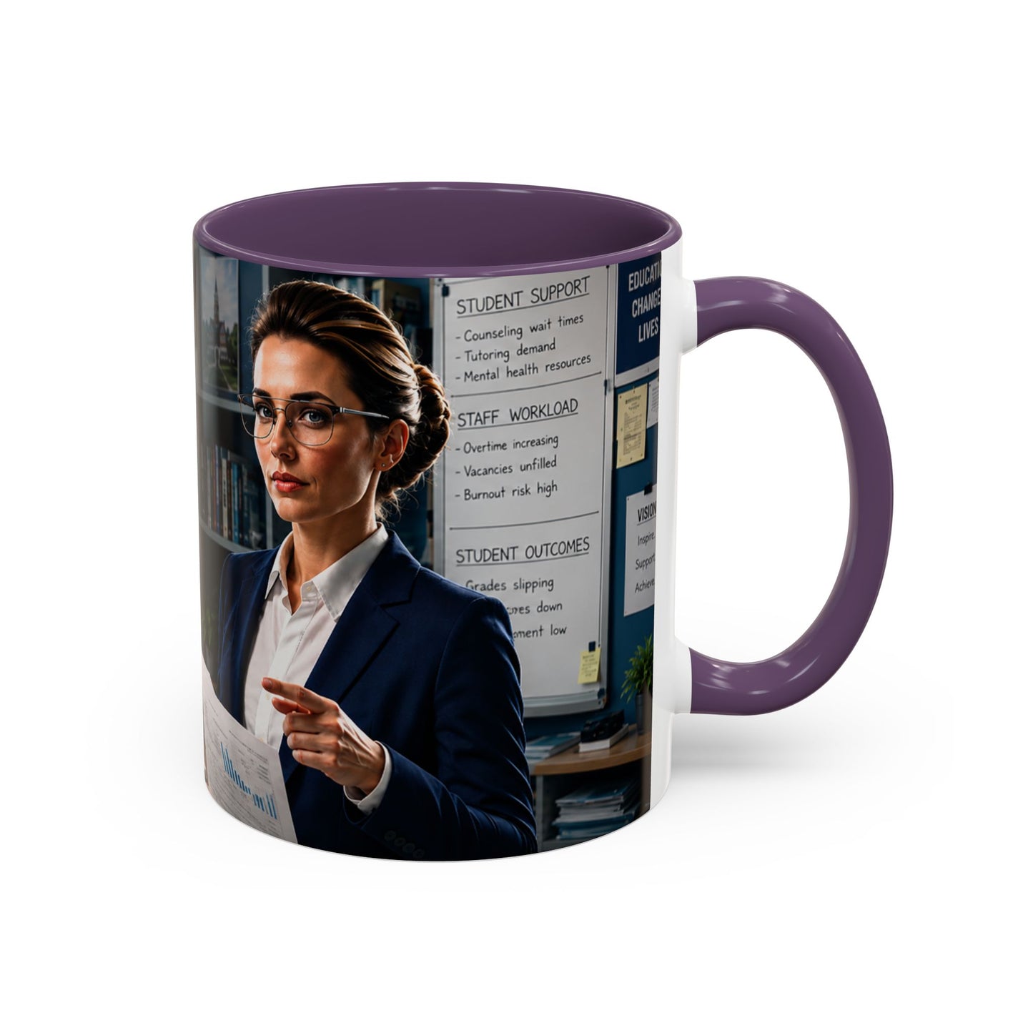 Janet Meme Mug – “The Problem with Being Competent Is Eventually We Notice How Badly Managed We Are” (USA FULFILLMENT)