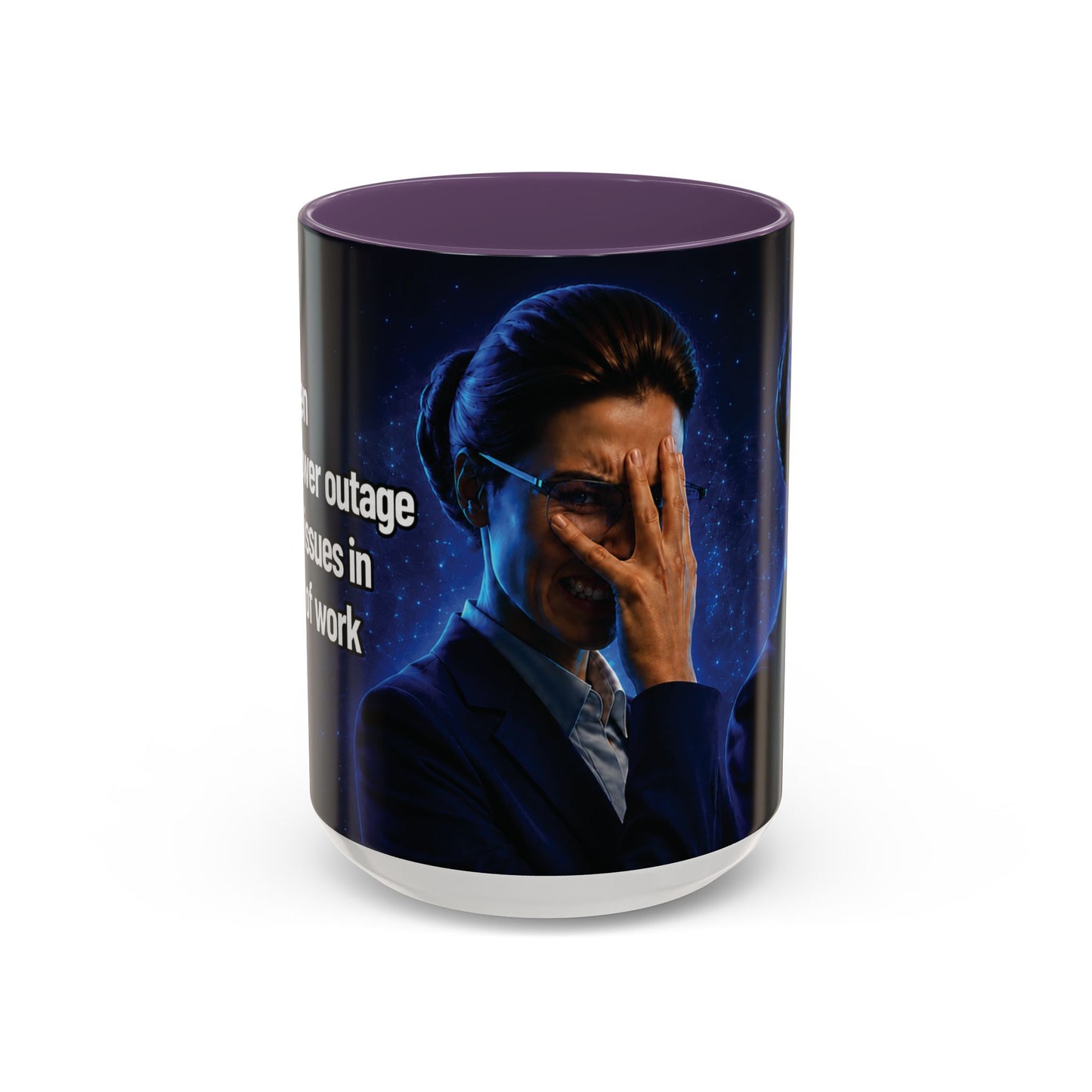 Janet Meme Mug – “Power Outage or Internet Issues” (USA FULFILLMENT)
