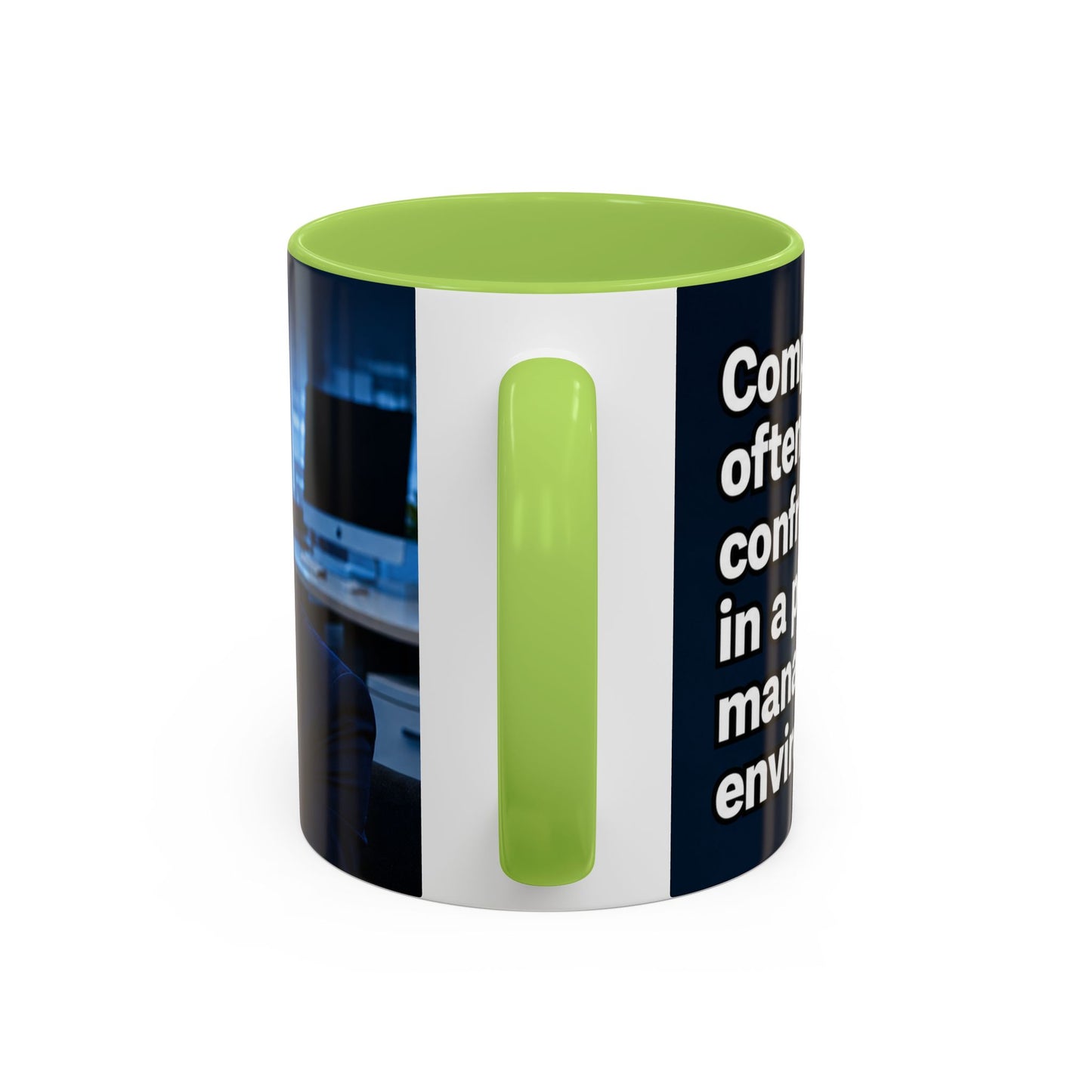 Janet Meme Mug – “Competence Often Feels Confrontational in a Poorly Managed Environment" (EUROPEAN FULFILLMENT)