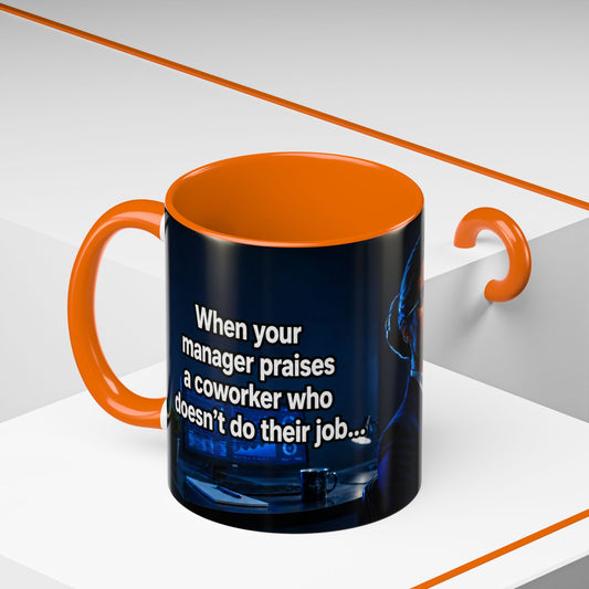 Janet Meme Mug – “Doing 3 Jobs and Getting Zero Recognition” (EUROPEAN FULFILLMENT)