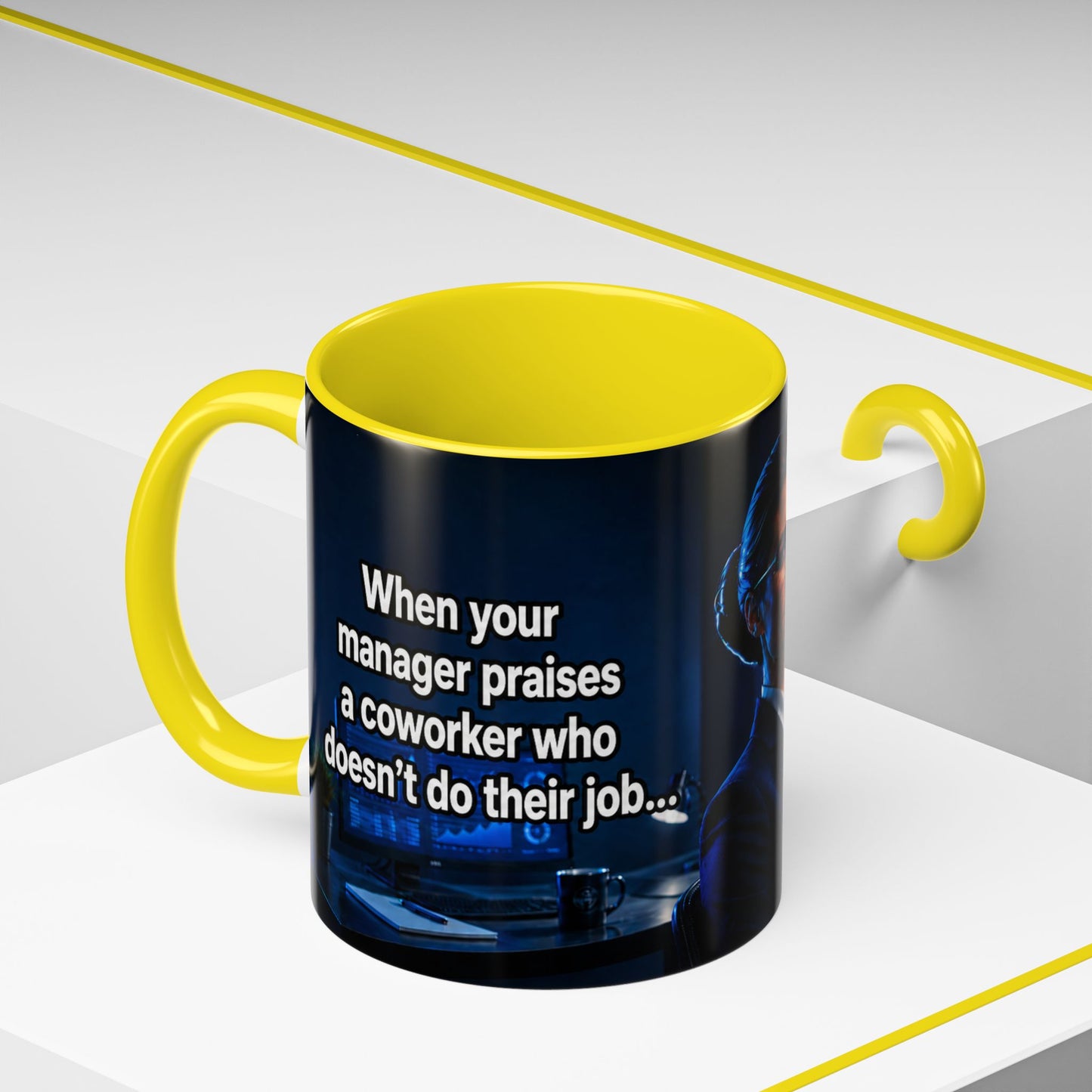 Janet Meme Mug – “Doing 3 Jobs and Getting Zero Recognition” (USA FULFILLMENT)