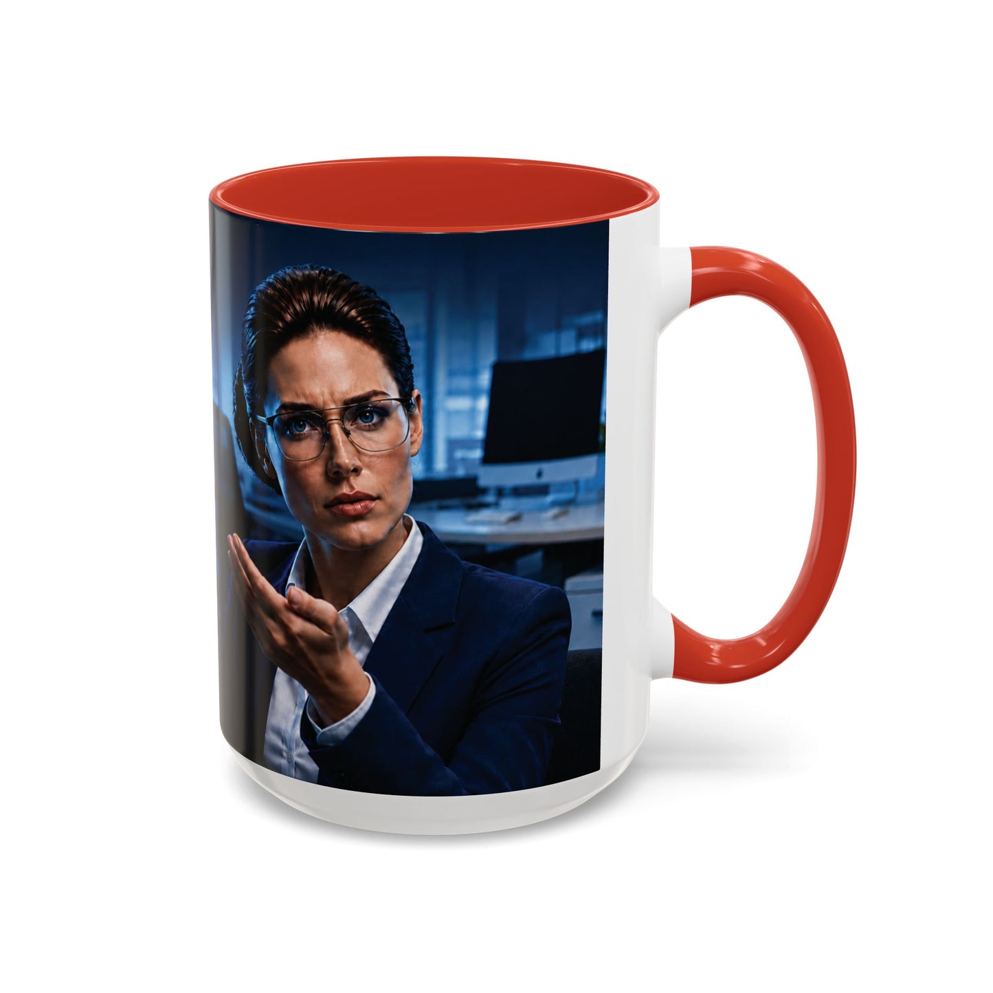 Janet Meme Mug – “Competence Often Feels Confrontational in a Poorly Managed Environment" (USA FULFILLMENT)