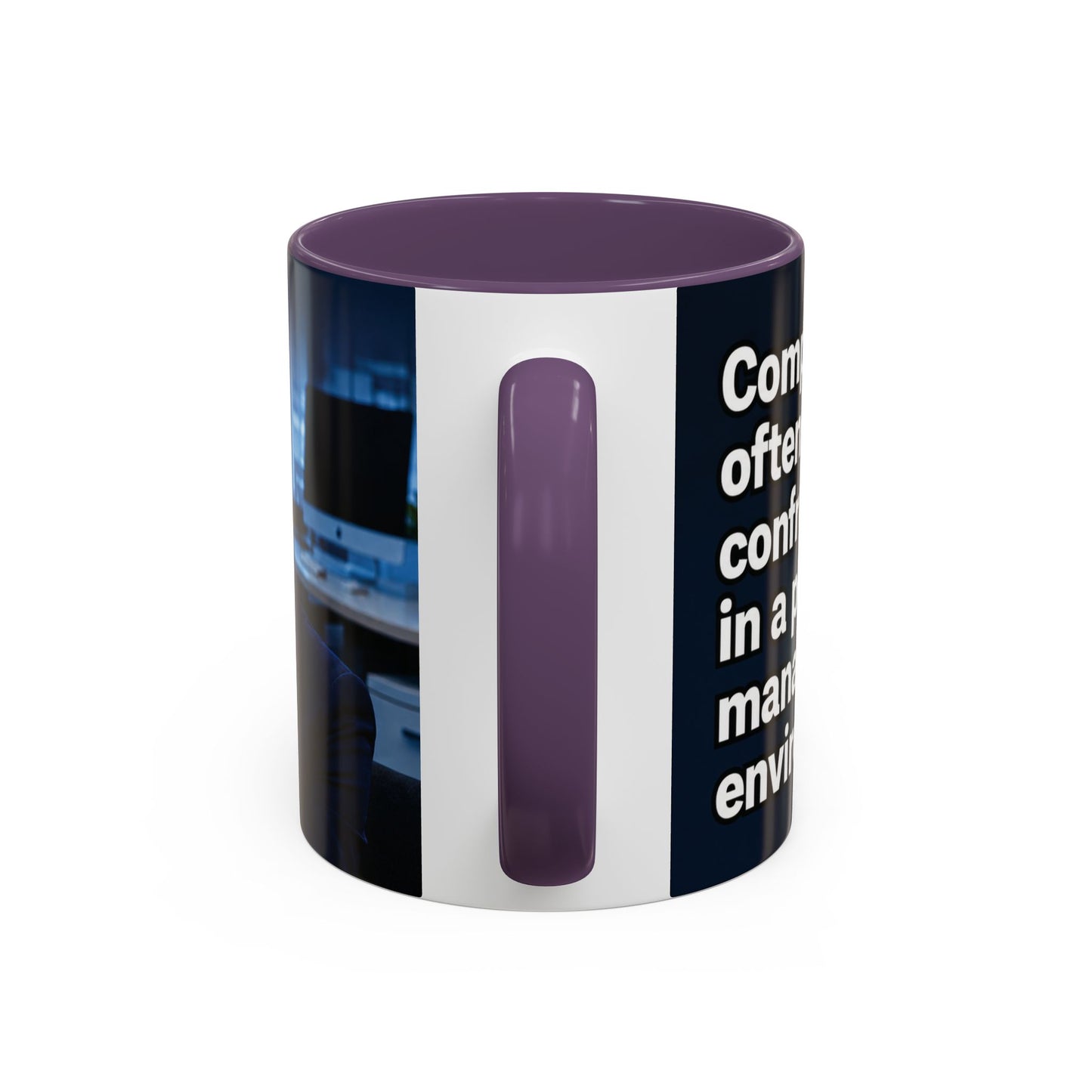 Janet Meme Mug – “Competence Often Feels Confrontational in a Poorly Managed Environment" (USA FULFILLMENT)