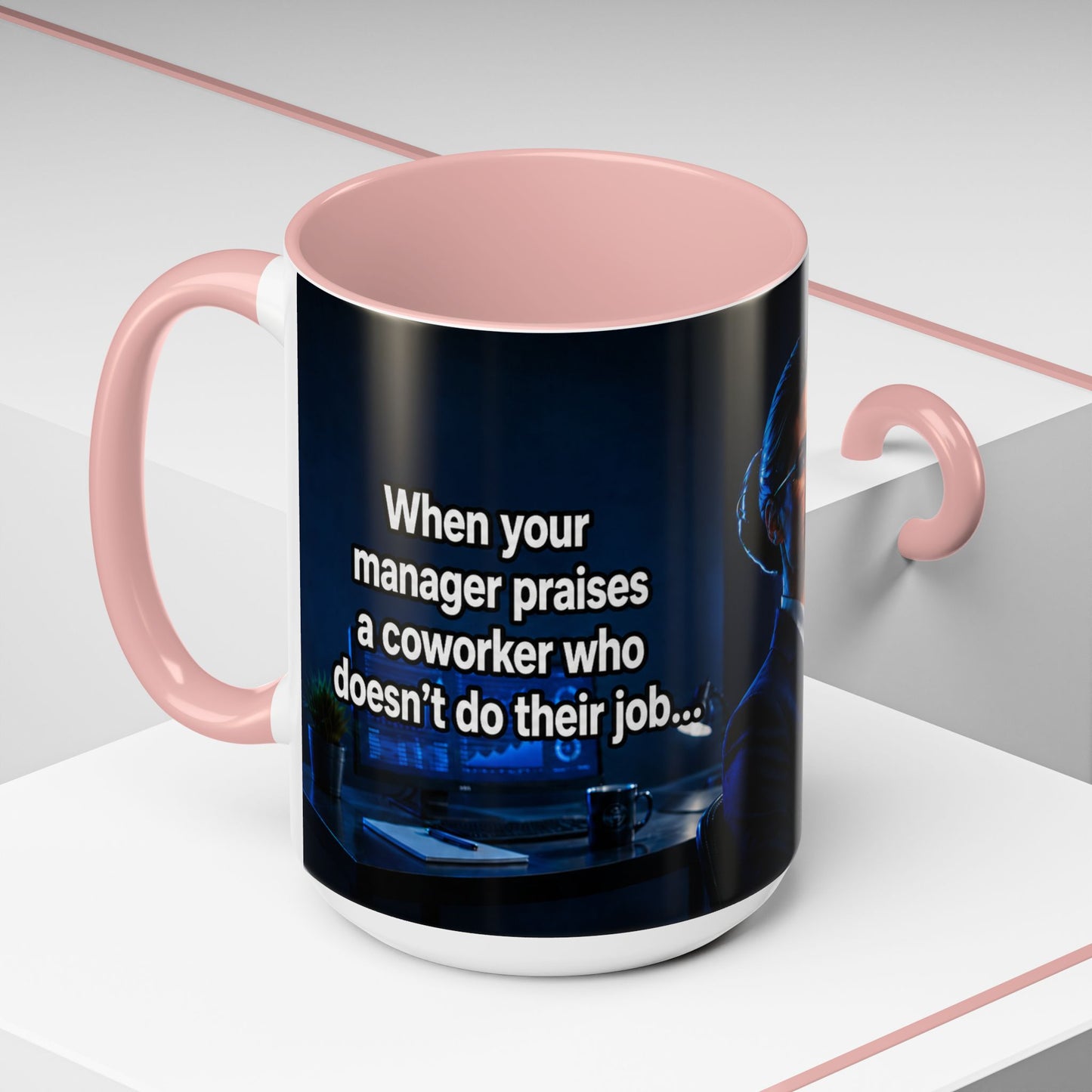 Janet Meme Mug – “Doing 3 Jobs and Getting Zero Recognition” (USA FULFILLMENT)