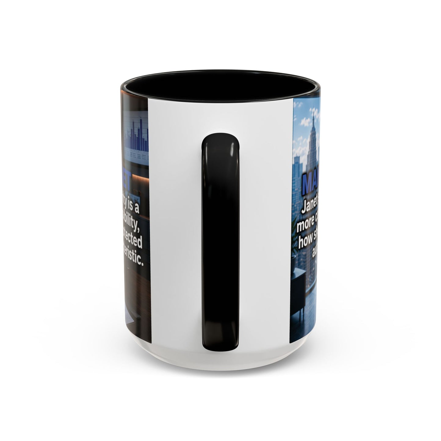 Janet Meme Mug – “Authority Is a Responsibility, Not a Protected Characteristic” (USA FULFILLMENT)