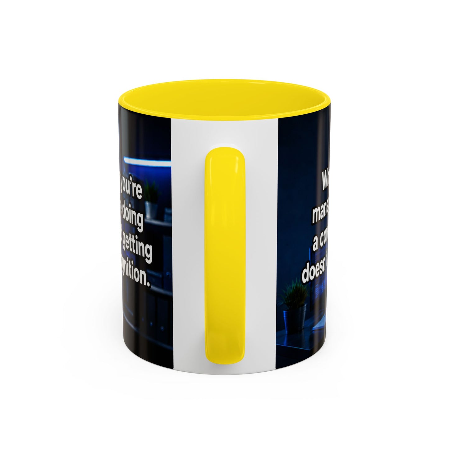 Janet Meme Mug – “Doing 3 Jobs and Getting Zero Recognition” (USA FULFILLMENT)