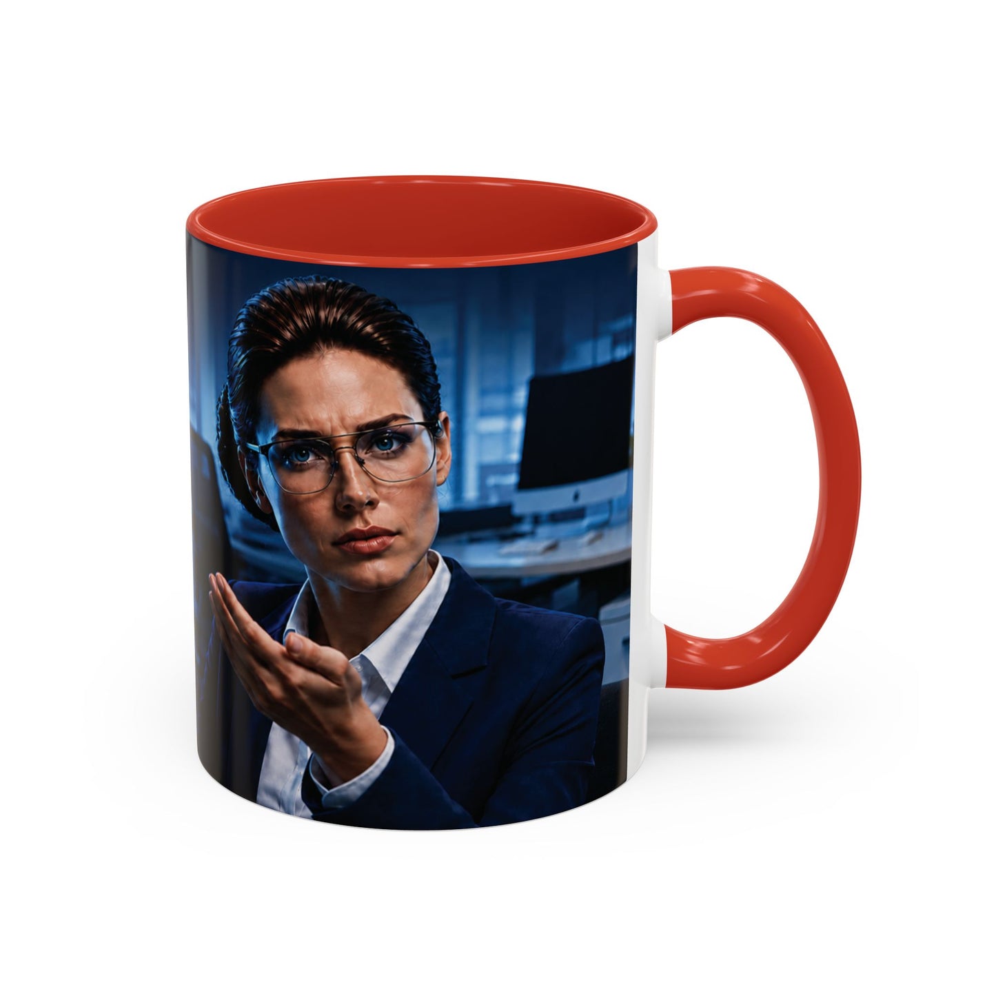 Janet Meme Mug – “Competence Often Feels Confrontational in a Poorly Managed Environment" (USA FULFILLMENT)
