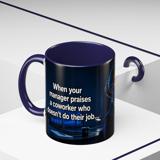 Janet Meme Mug – “Doing 3 Jobs and Getting Zero Recognition” (USA FULFILLMENT)