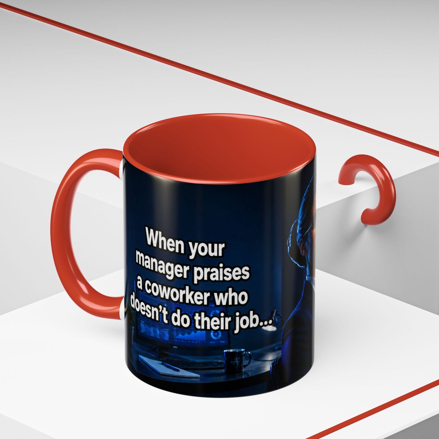 Janet Meme Mug – “Doing 3 Jobs and Getting Zero Recognition” (EUROPEAN FULFILLMENT)