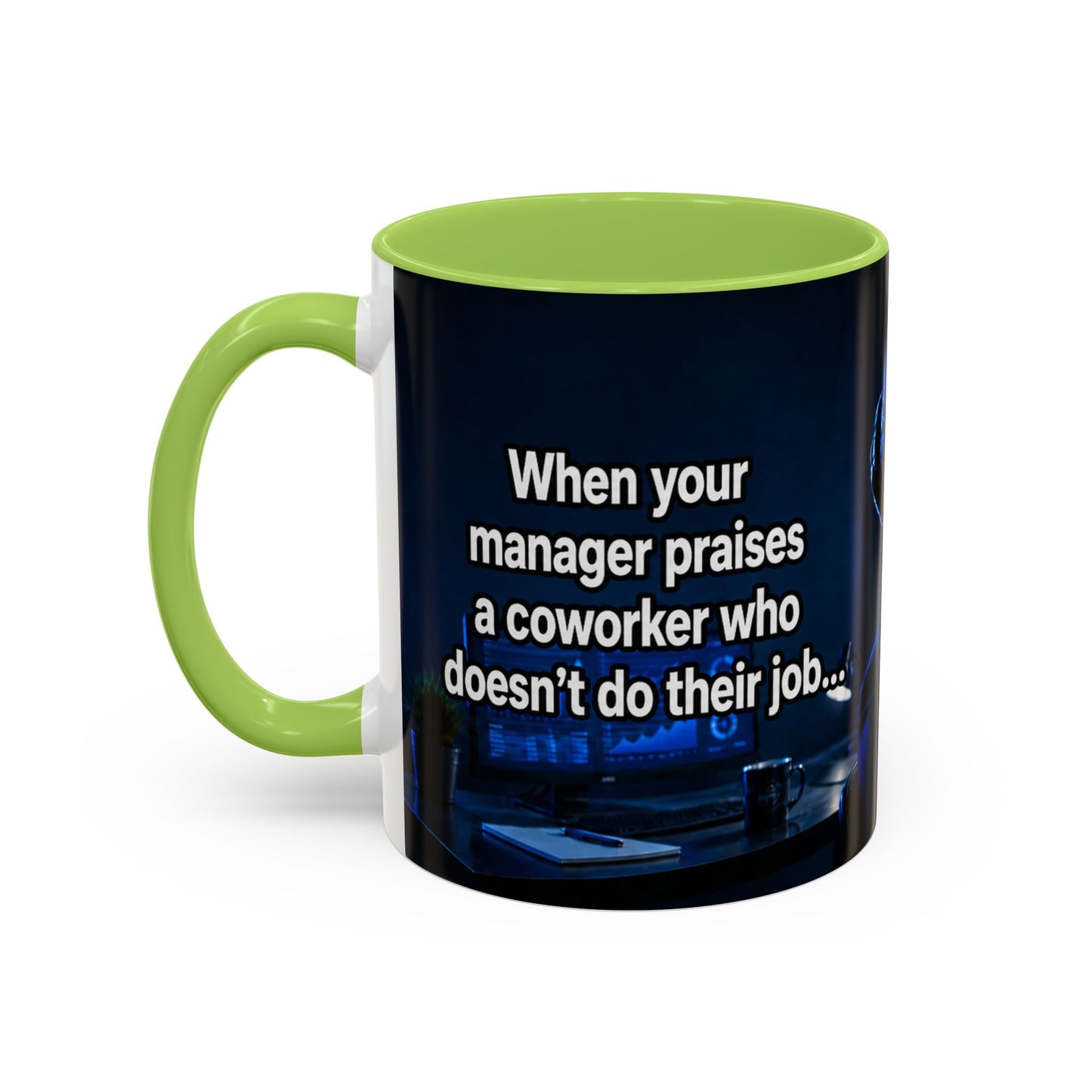 Janet Meme Mug – “Doing 3 Jobs and Getting Zero Recognition” (USA FULFILLMENT)