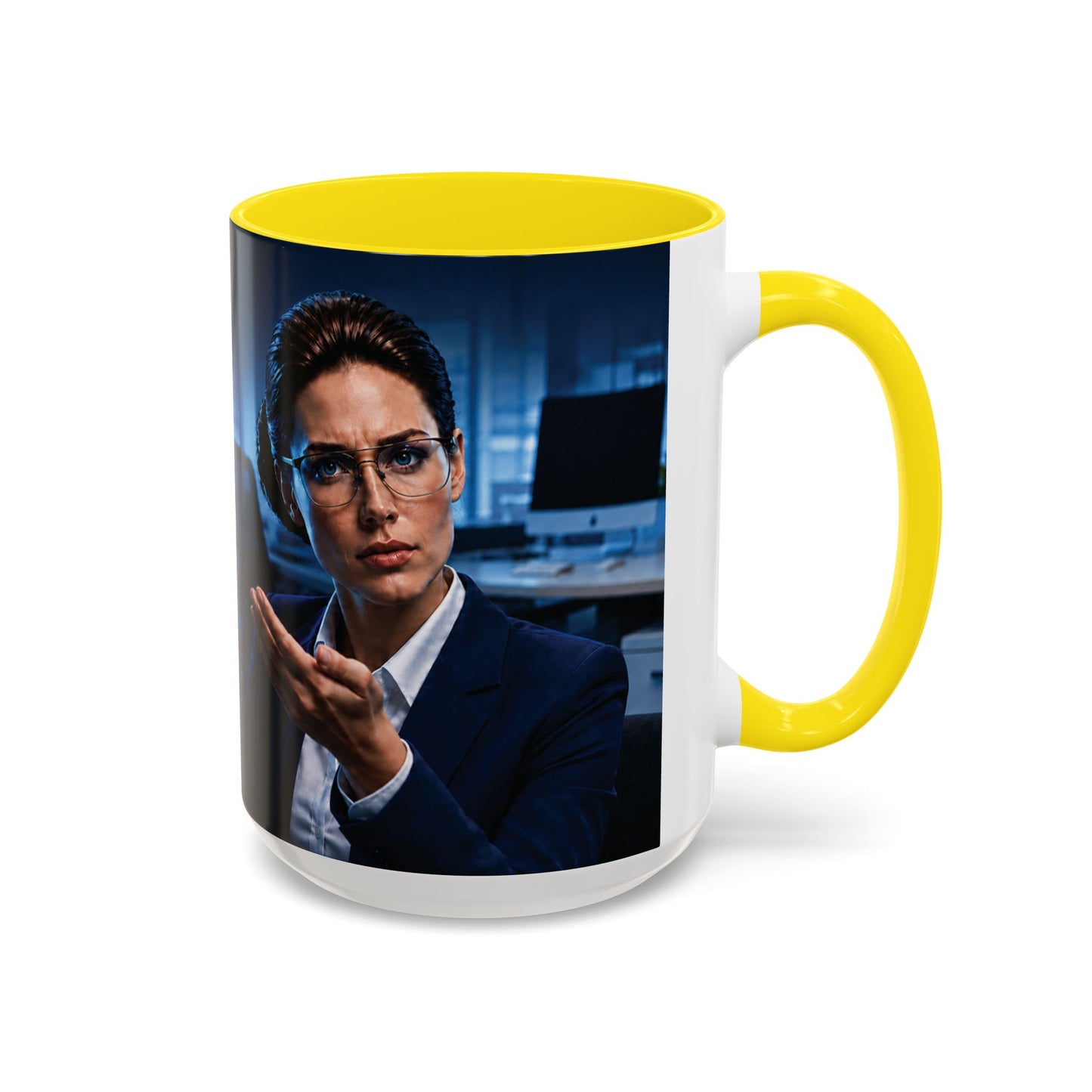 Janet Meme Mug – “Competence Often Feels Confrontational in a Poorly Managed Environment" (USA FULFILLMENT)