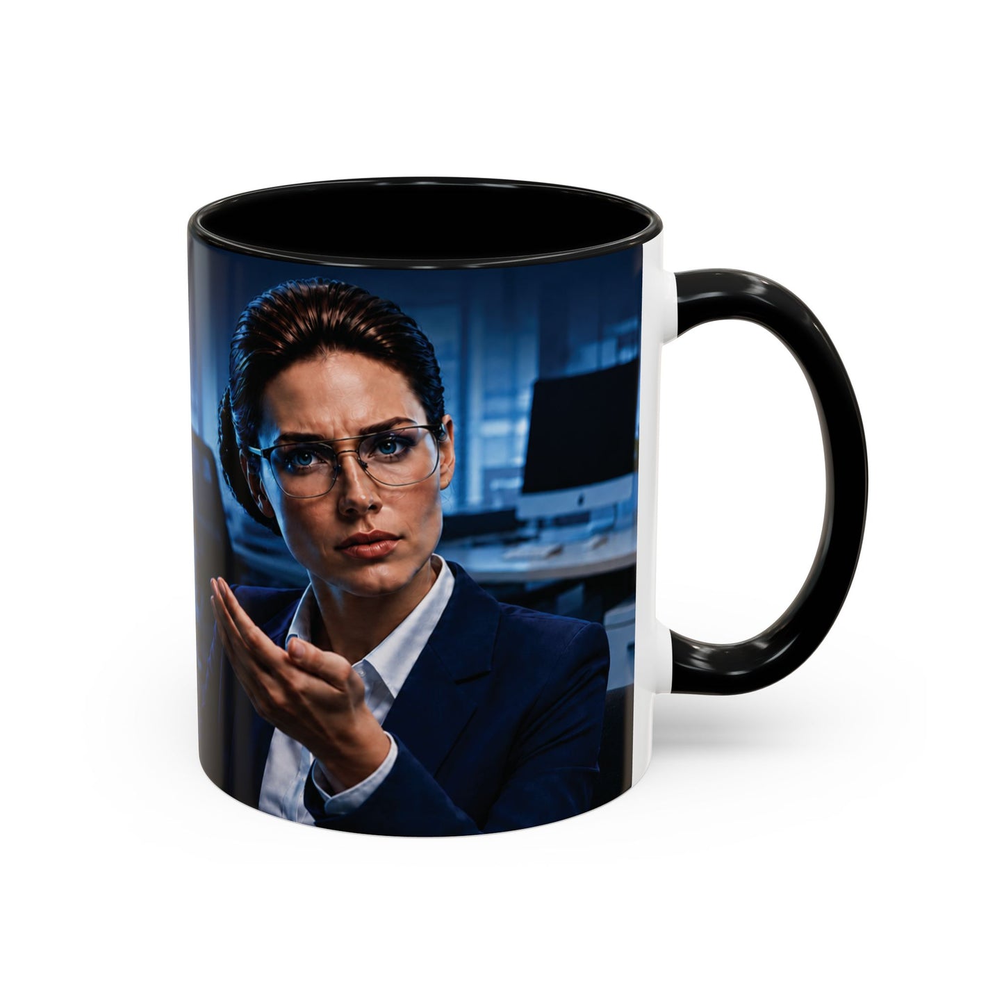 Janet Meme Mug – “Competence Often Feels Confrontational in a Poorly Managed Environment" (USA FULFILLMENT)