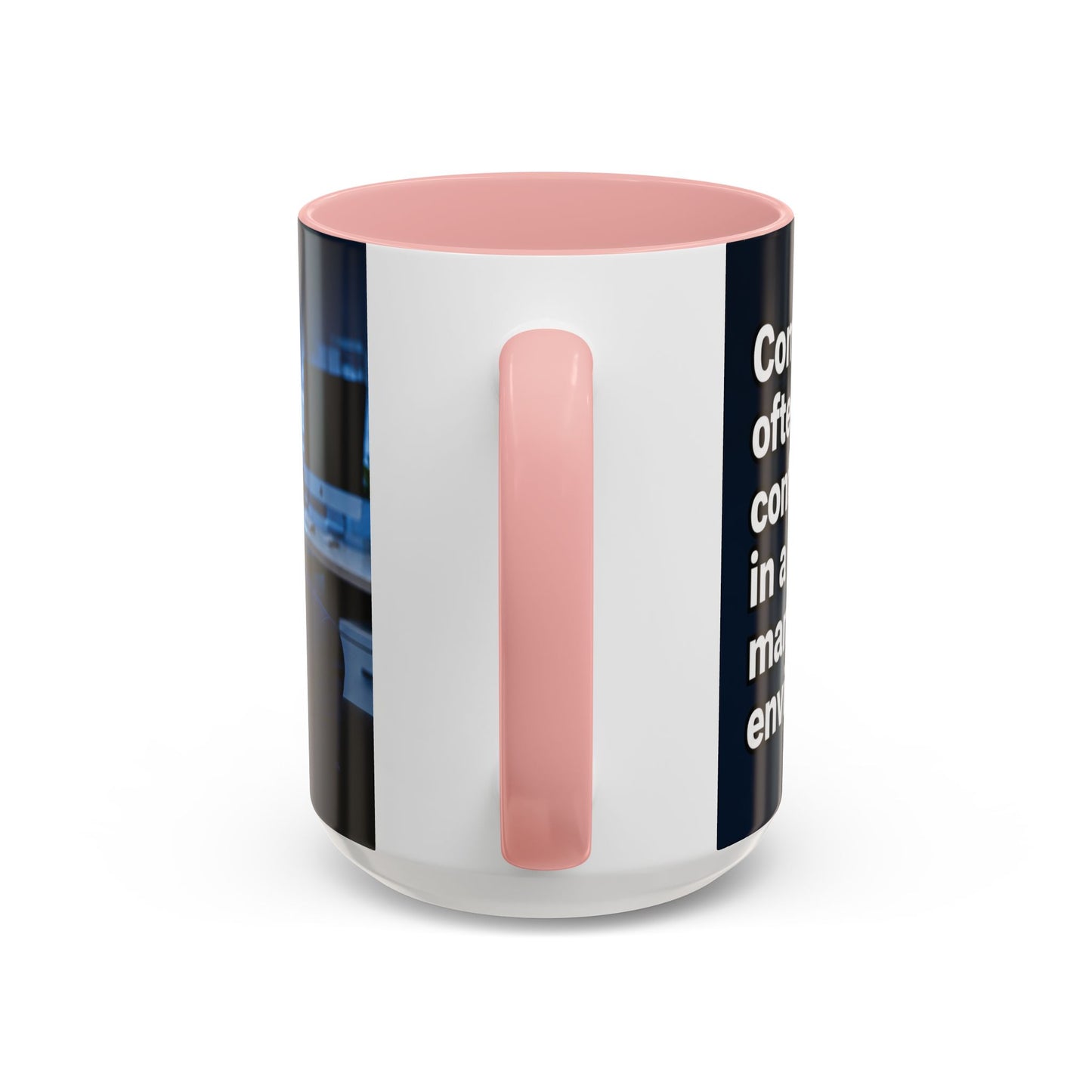 Janet Meme Mug – “Competence Often Feels Confrontational in a Poorly Managed Environment" (USA FULFILLMENT)