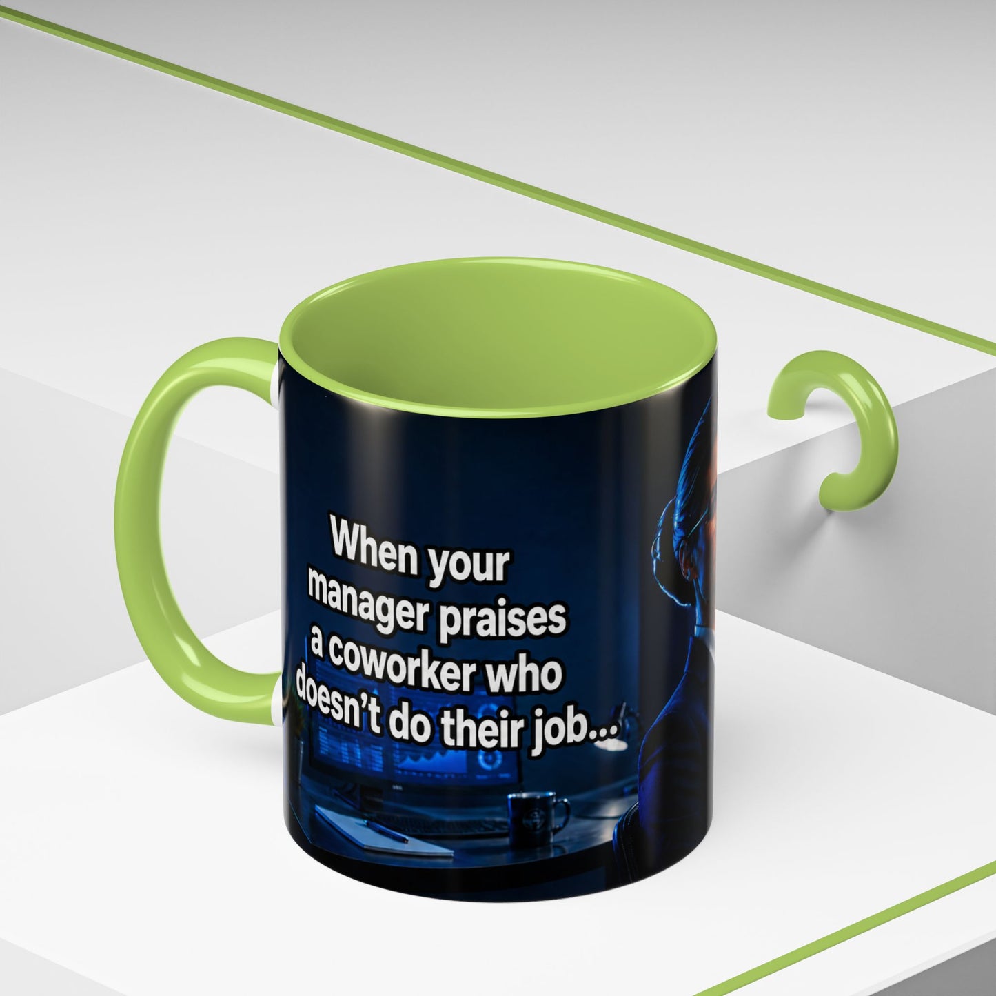 Janet Meme Mug – “Doing 3 Jobs and Getting Zero Recognition” (USA FULFILLMENT)