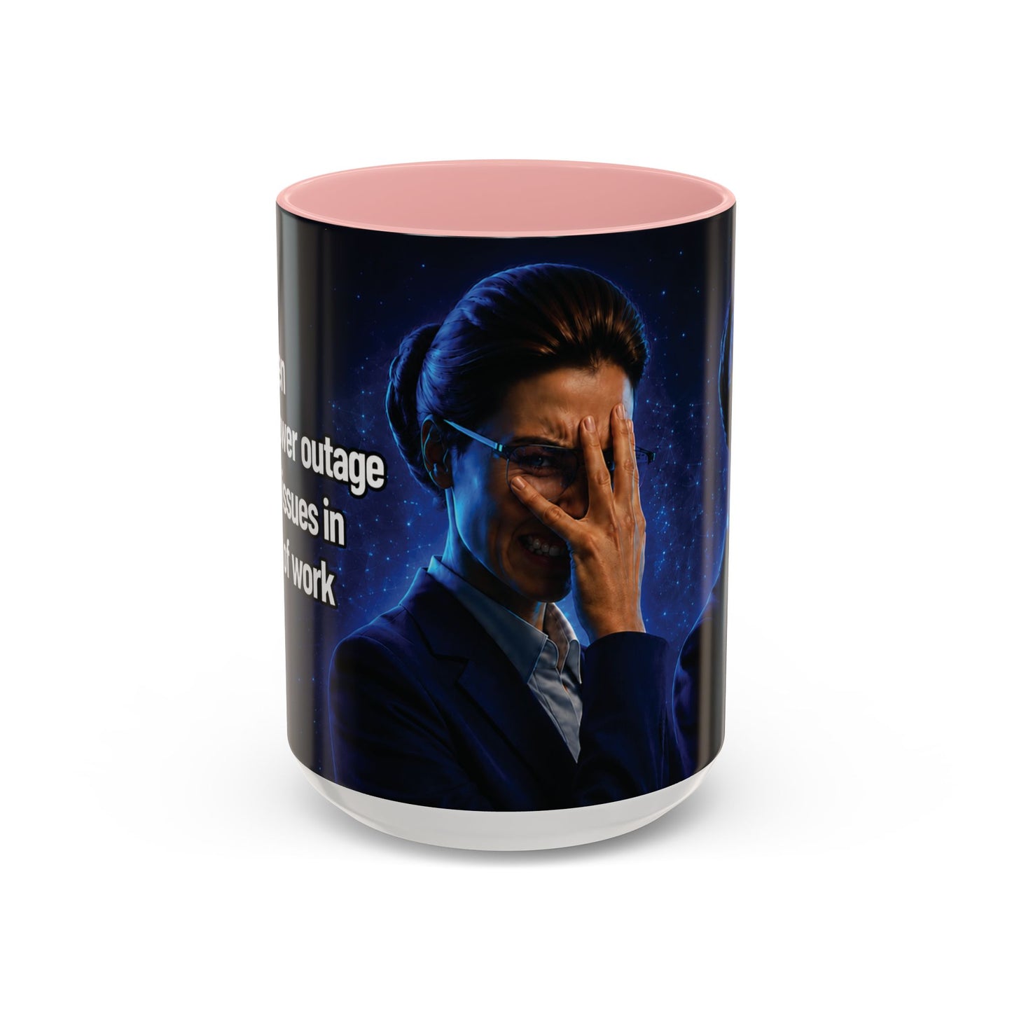 Janet Meme Mug – “Power Outage or Internet Issues” (USA FULFILLMENT)