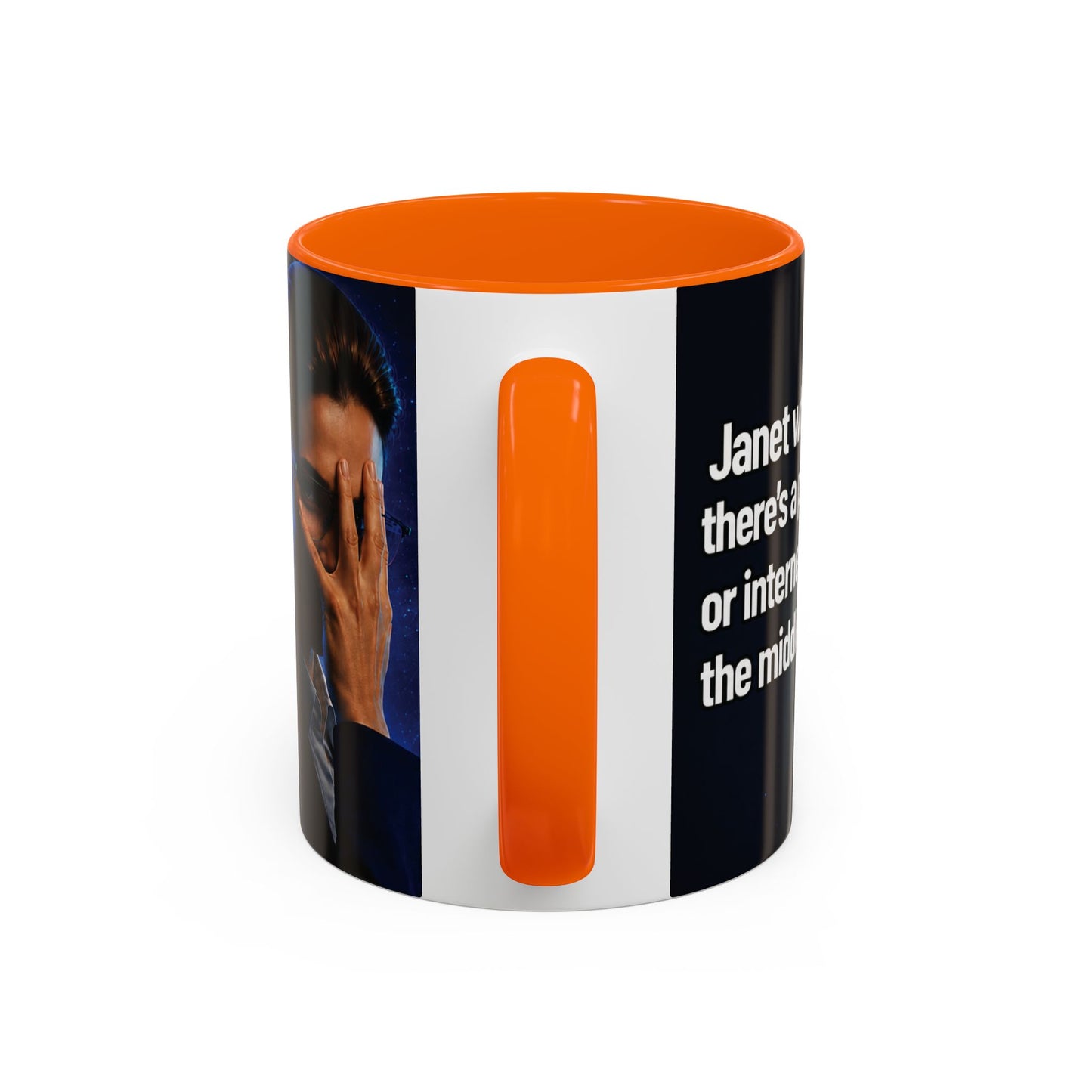 Janet Meme Mug – “Power Outage or Internet Issues” (USA FULFILLMENT)