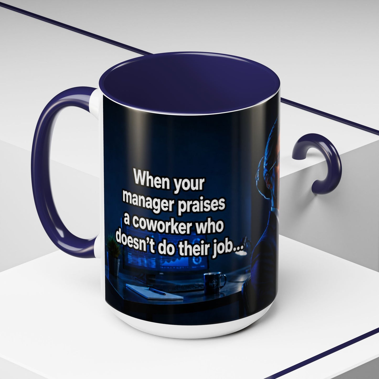 Janet Meme Mug – “Doing 3 Jobs and Getting Zero Recognition” (USA FULFILLMENT)