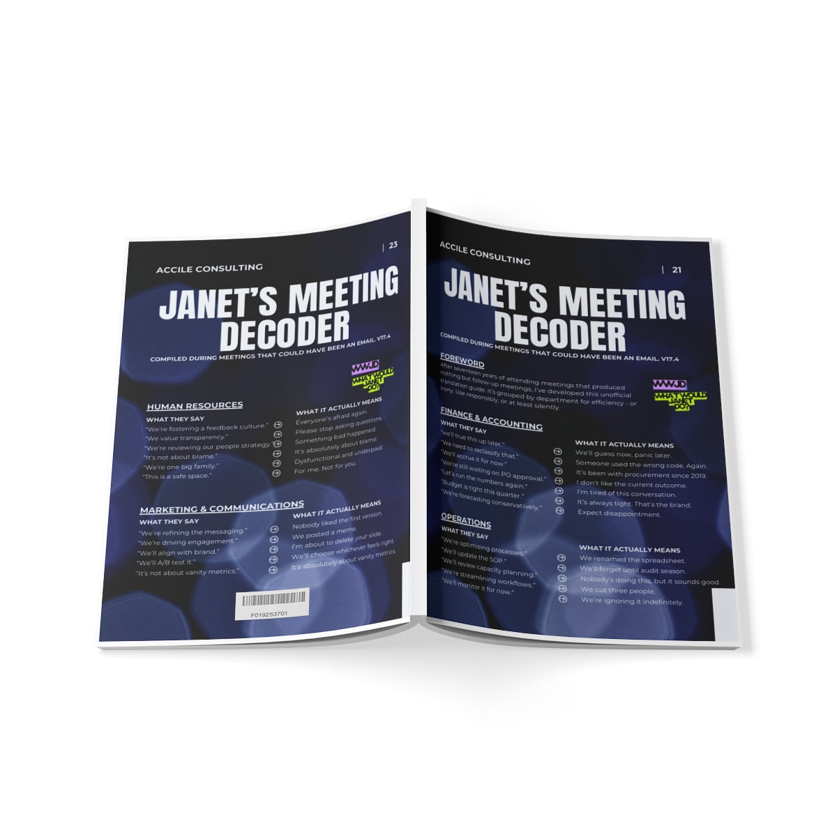 The Janet Self-Assessment Toolkit - Which Janet Type Are You?